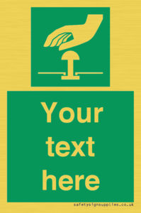 Custom Safe condition: Emergency stop button